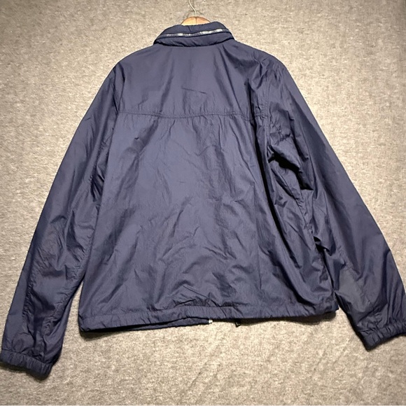 Tommy Hilfiger Men's Navy Windbreaker Jacket NWOT FullZip Hooded Size Large - Picture 7 of 15